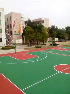 臺(tái)山汶村中心校2500平方丙烯酸