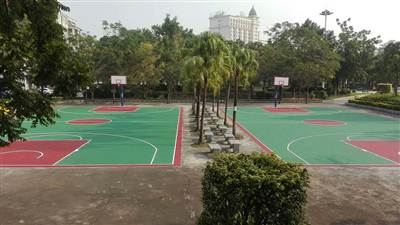 新會(huì)市名人廣場(chǎng)1200方丙烯酸籃球場(chǎng)