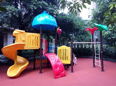 佛山瀾石世博嘉園EPDM塑膠地板